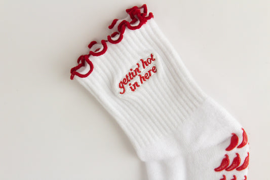 Gettin' Hot In Here Grip Sock