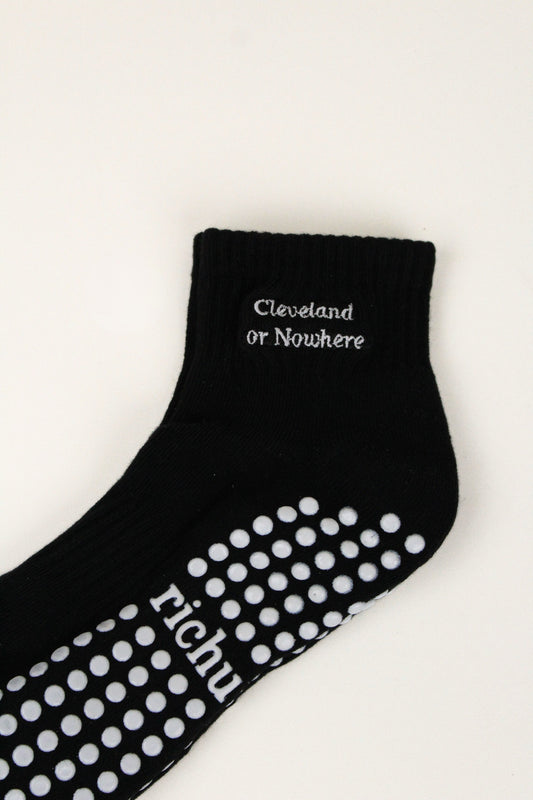 Cleveland or Nowhere Grip Socks