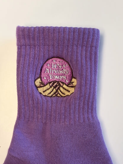 Crystal Ball Grip Socks
