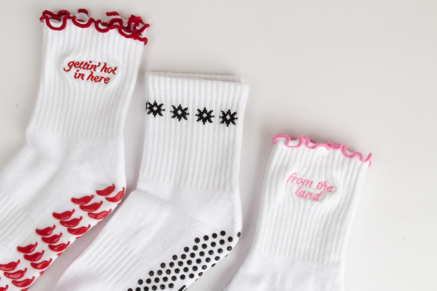 The Essentials Bundle (All White Socks)