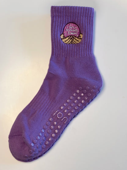 Crystal Ball Grip Socks