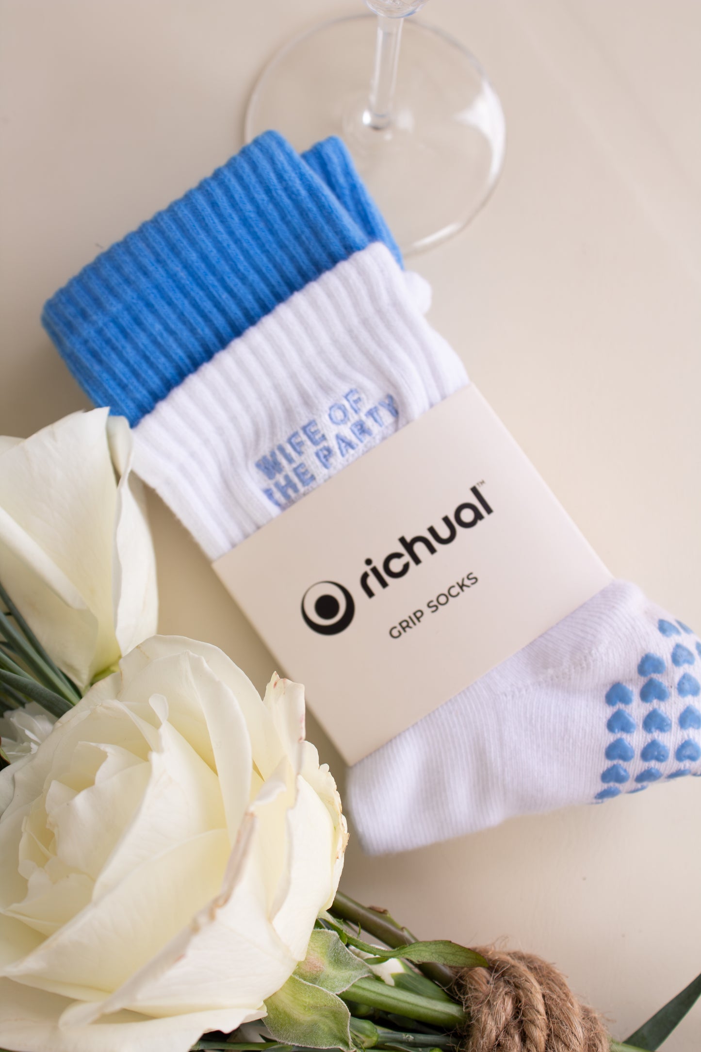 Wife of The Party Grip Socks