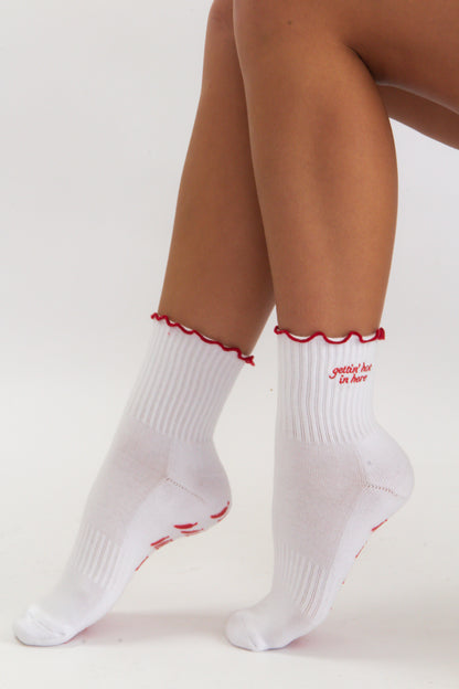 Gettin' Hot In Here Grip Sock