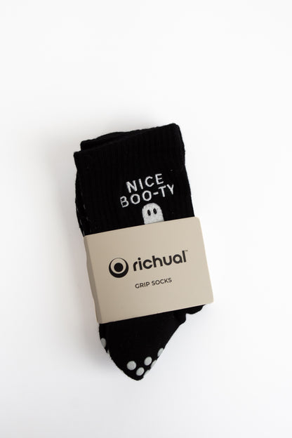 Nice Boo-ty Halloween Grip Socks