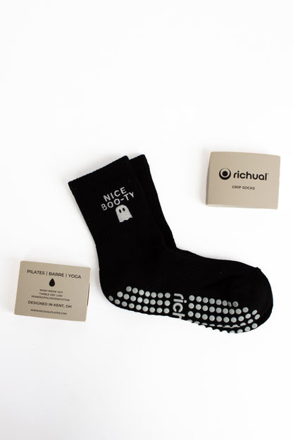 Nice Boo-ty Halloween Grip Socks