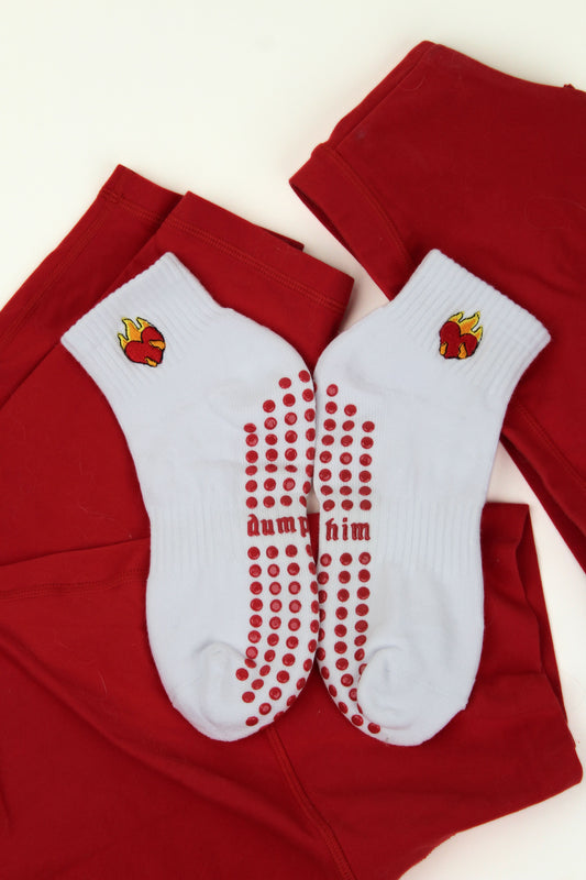 Dump Him Grip Sock