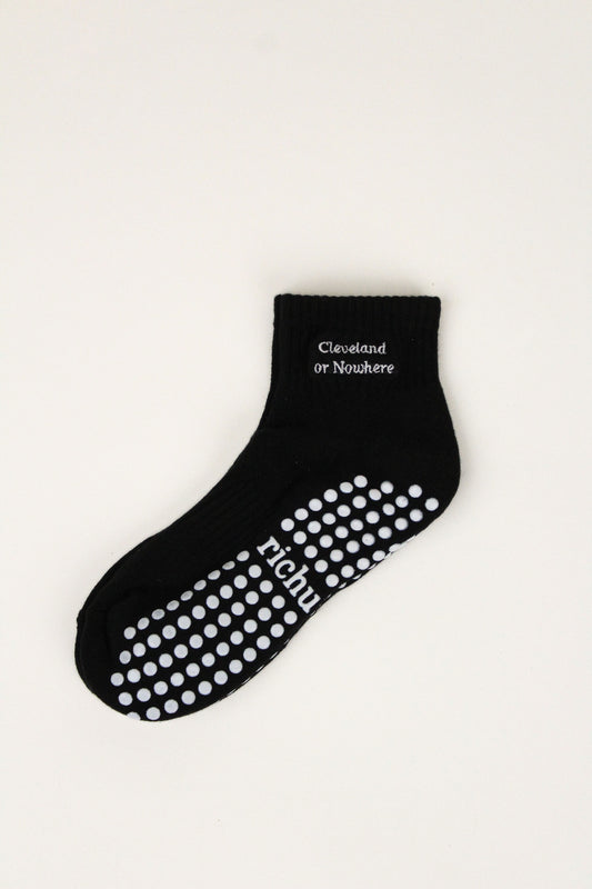 Cleveland or Nowhere Grip Sock